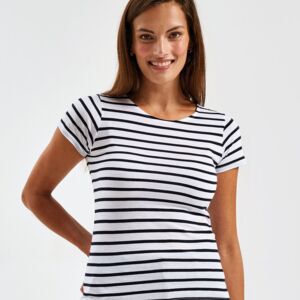 Women's Marinière coastal short sleeve tee Thumbnail
